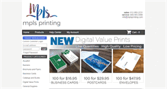 Desktop Screenshot of mplsprinting.com